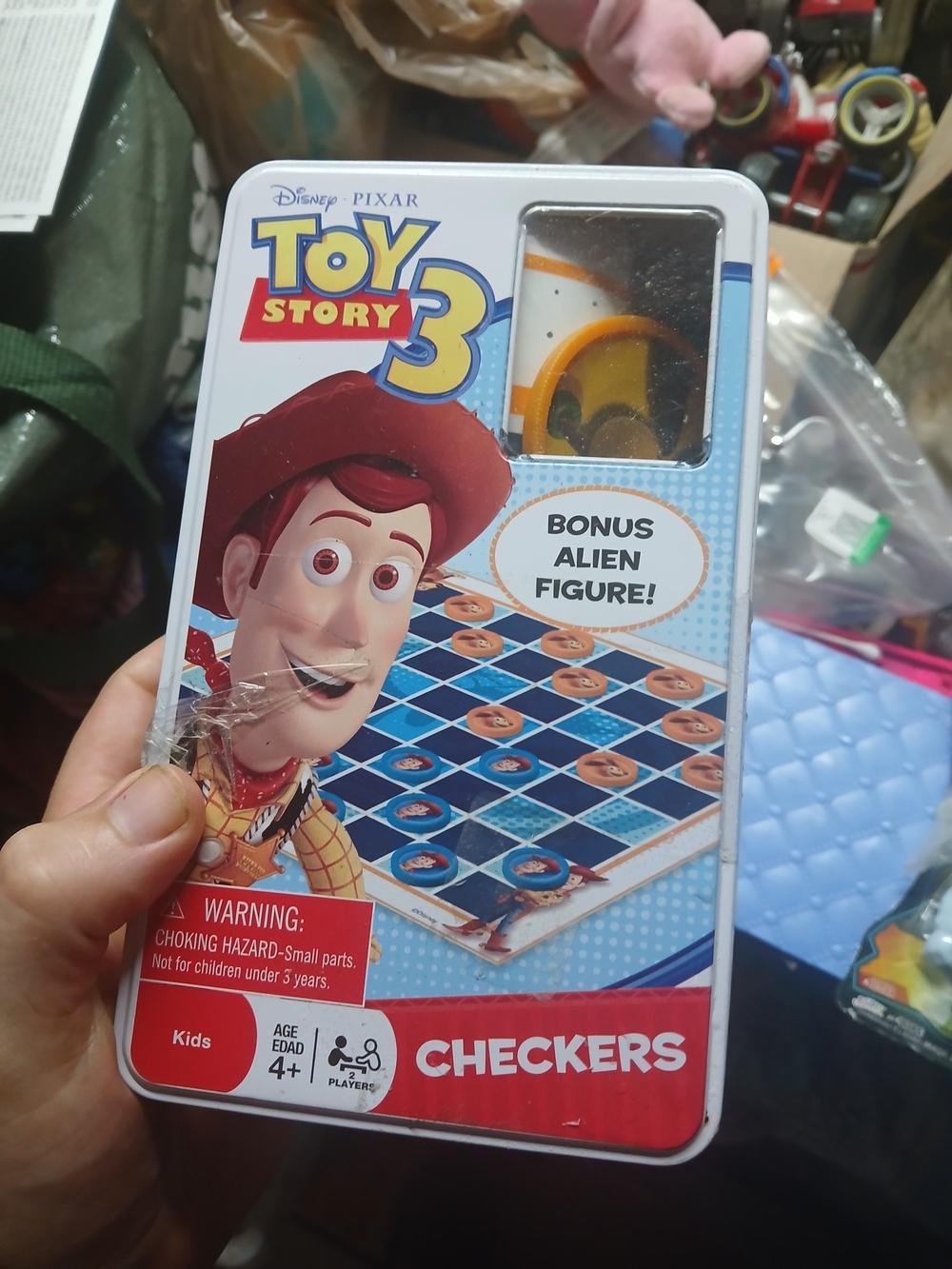 Disney Toy Story 3 Checkers Game - Red & Blue